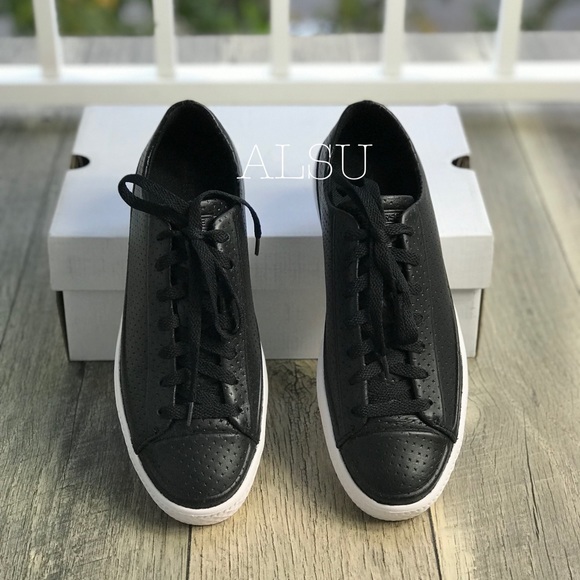 Converse Ctas Modern OX Leather Black White W AUTH - Picture 3 of 8